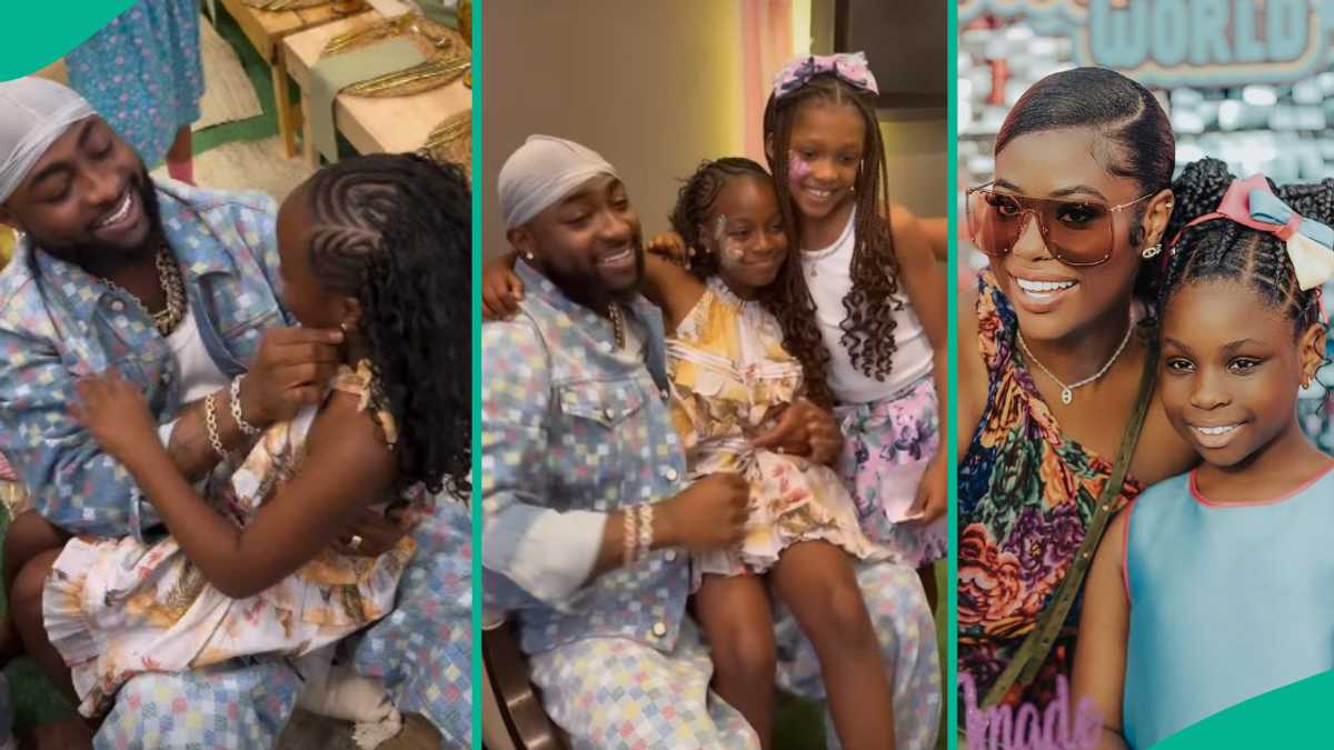 Davido’s Surprise Visit to Daughter Hailey’s Party Trends, Fans React: “Sophia Allow Imade Pls”