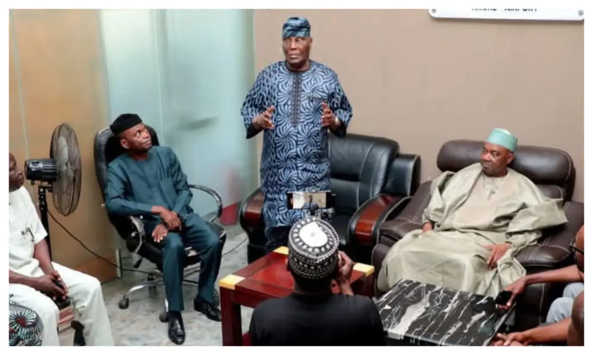 Ex-Nigerian VPs Atiku, Osinbajo, Namadi Sambo meet in Ondo