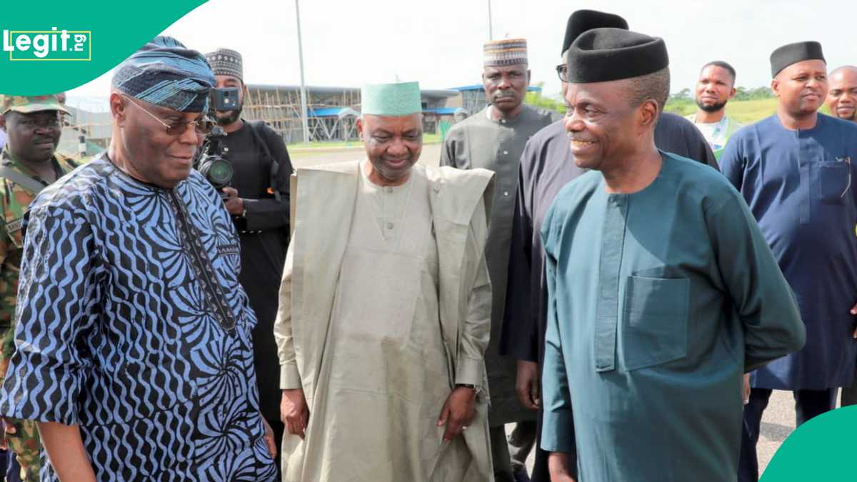 Hadaka: Da Gaske an Hango Atiku Tare da Namadi Sambo da Yemi Osinbajo?