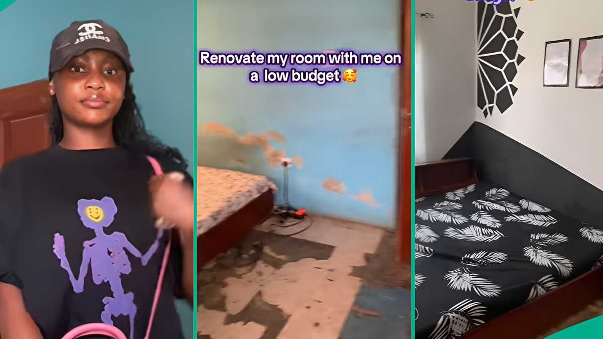 Lady Renovates Her Bedroom on Low Budget, Shares Amount She Spent on Each Item, Many React