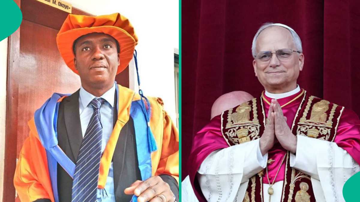 Robert Prevost: Nigerian Lecturer Reacts after Finding out He Shares Same Birthday as Pope Leo XIV