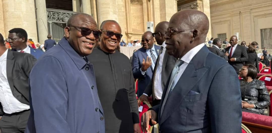 Tinubu, Peter Obi, Fayemi Crack Jokes At Vatican