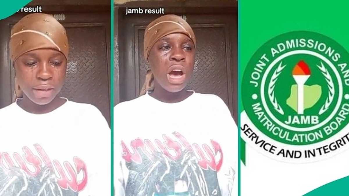 UTME 2025: Female Student Who Read Extensively For JAMB Mentions Score, Cries Bitterly