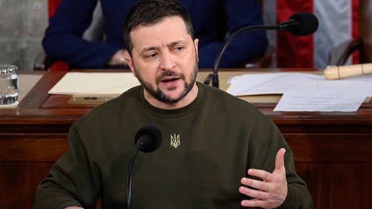 Ukrainian President Volodymyr Zelensky